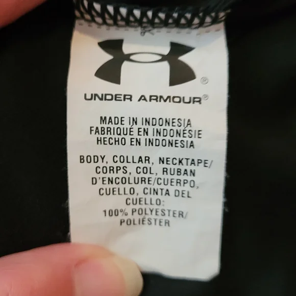 Under Armour Womens 1/4 Zip Semi-Fitted Longsleeve Size:M Black/Pink Heatgear. - Picture 5 of 8